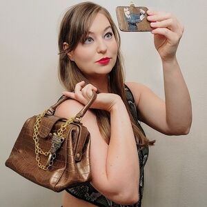 Taylor Swift Rep TV Easter Egg  Hand Designed Purse